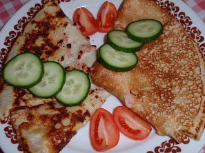 Nivovo-šunkové palačinky