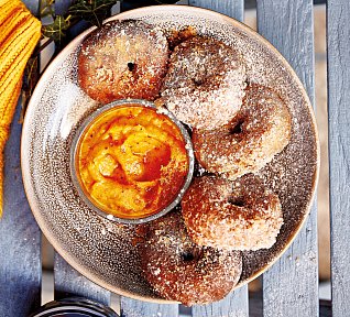 Dýňové donuty s dýňovým máslem