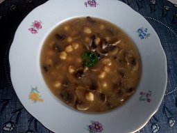 Cizrnovo - houbová polévka