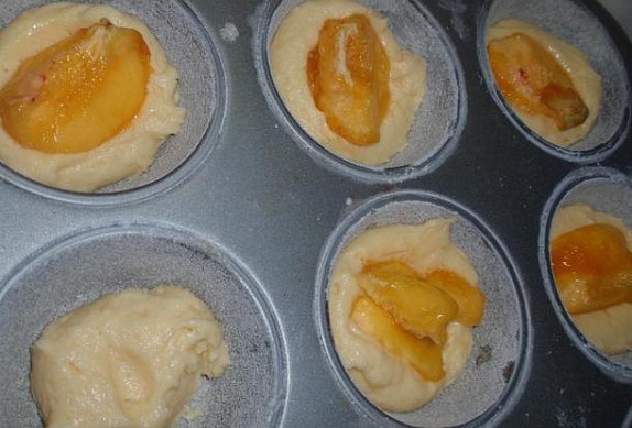 Broskvové (meruňkové) muffiny