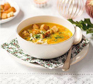 Jemná rybí polévka