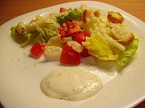 Salát z Říma s vinnou zálivkou