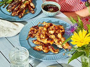 Krůtí špízy yakitori