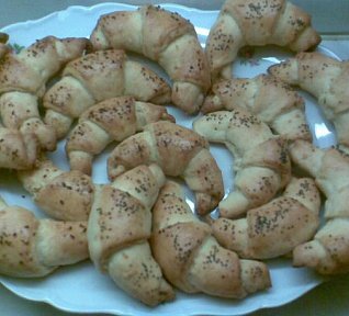 Sýrové rohlíčky s česnekem