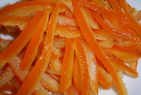 Kandovaná pomerančová (citronová) kůra
