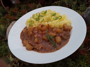 Krkovice s uzeným a kedlubnou