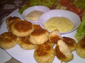 Lososové 'kroketky'