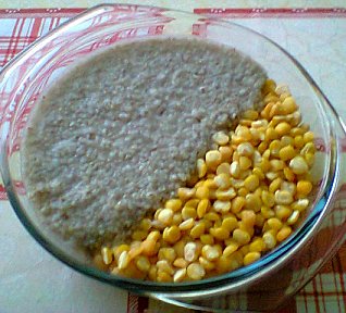 Hrachové pulmentum naruby, základní recept Hrachové pulmentum naruby, základní recept