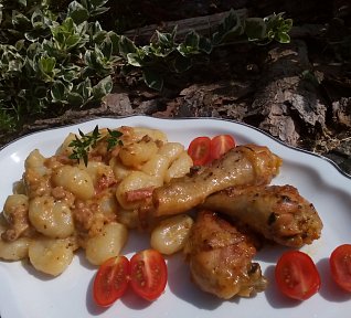 Kuře ve smetanovém sosu