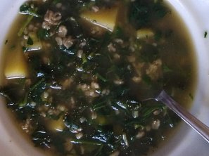 Velikonoční zelená polévka