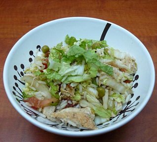 Rýžový salát s kuřecím