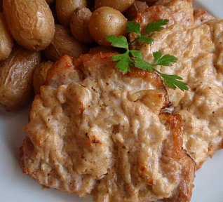 Pečené smetanové řízky