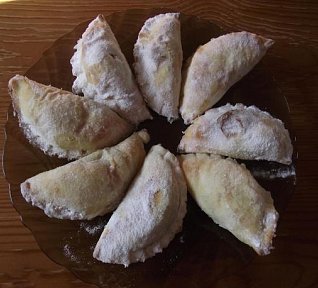 Šátečky z tvarohového těsta