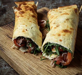 Cottage wrap ze dvou ingrediencí