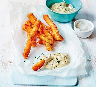 Smažený bílý chřest