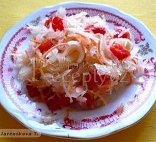 Salát z kysaného zelí III.