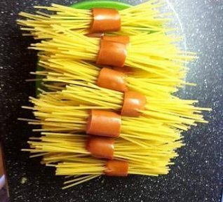 Chobotničky ze špaget