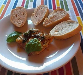 Bazalkové filé - treska Bazalkové filé - treska