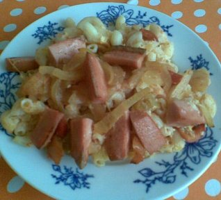 Zapečené lečo s těstovinami