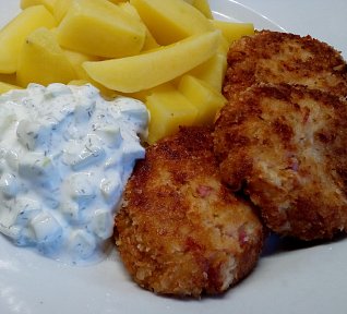 Sýrové kapusťáčky se šunkou