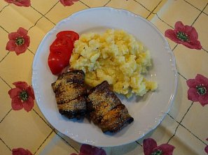 Lilkové závitky - zapečené Lilkové závitky - zapečené