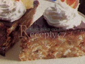 Rumový nepečený dort