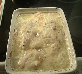 Výborné zapečené kuřecí s tatarkou