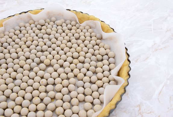 Francouzský koláč s hruškami