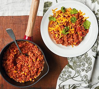 Mexický hrnec s rýží