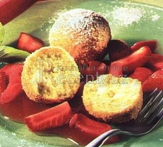 Tvarohové knedlíky s vanilkou