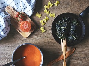 Toskánské závitky z mletého masa s rajskou omáčkou