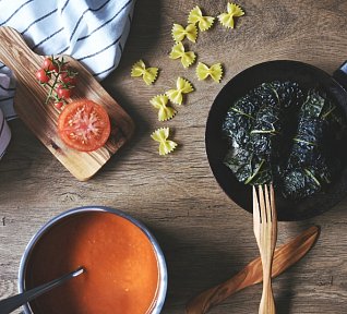 Toskánské závitky z mletého masa s rajskou omáčkou