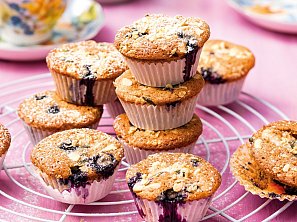 Borůvkovo-meruňkové muffiny