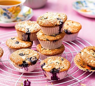 Borůvkovo-meruňkové muffiny