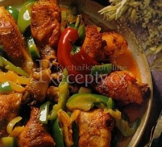 Ostrá kuřecí stehýnka