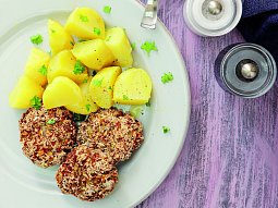 Kapustové karbanátky s bramborami