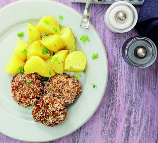 Kapustové karbanátky s bramborami