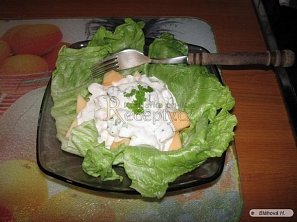 Krabí salát s melounem