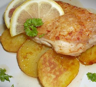 Kuřecí prsa na citronu