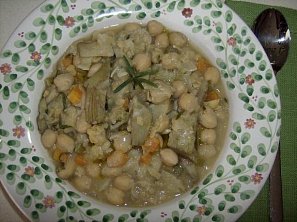 Cizrna s artyčoky a rozmarýnem