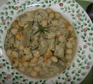 Cizrna s artyčoky a rozmarýnem