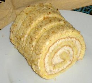 Ořechová roláda s rumem