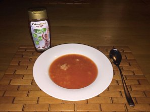 Rajská polévka s čekankovým sirupem