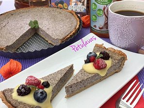 Makový koláč z čekankového sirupu a šmakouna