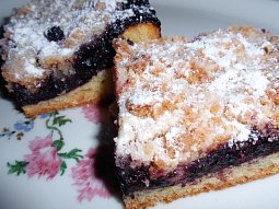 Borůvkový koláč - jednoduchý a výborný