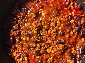 Chili con carne s kukuřicí
