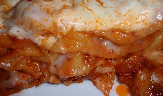 Lasagne s mletým masem