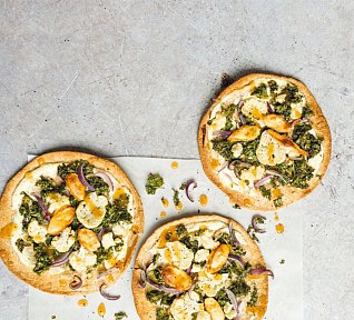 Pizza z arabského chleba