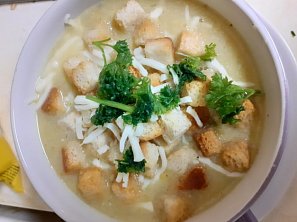 Cuketový krém s patizonem