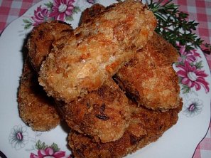 Houbové šišky (placičky) - bylinkové